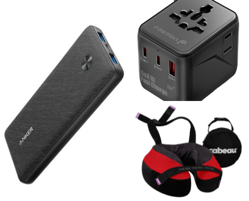 ✈️Essential Tech Travel Gear I Always Pack cover photo collage