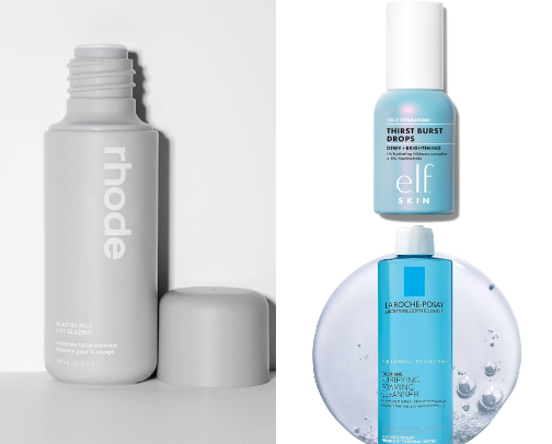 my skincare routine. cover photo collage