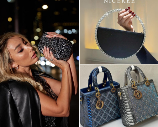 👜The luxe carry: Timeless elegance in every stitch! cover photo collage