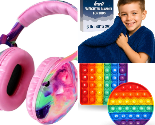 ⭐ Sensory Tools for Overwhelmed Moments cover photo collage