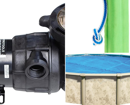 Summer Pool Supplies cover photo collage