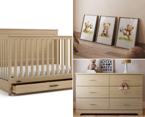 Gender Neutral Nursery cover photo collage