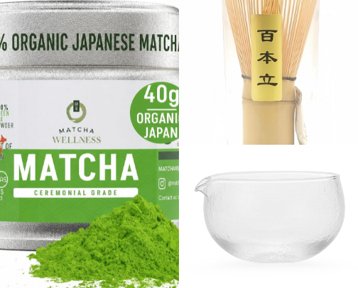 my everyday matcha essentials cover photo collage