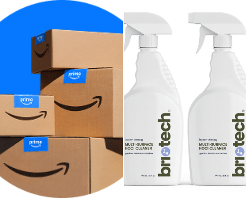 Safe cleaning supplies cover photo collage