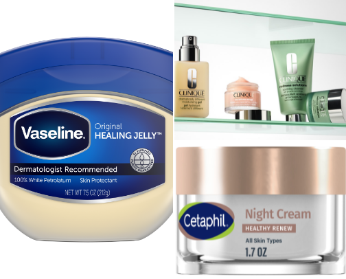 Skin care cover photo collage