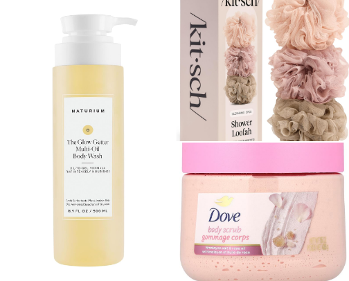 Shower routine for soft skin 🤍 cover photo collage