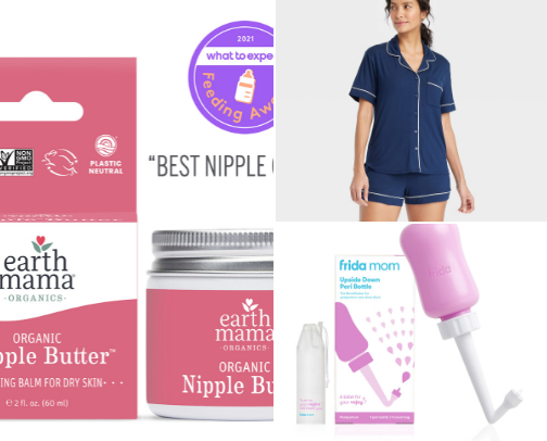 postpartum trenches cover photo collage