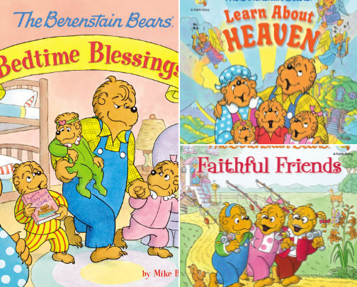 Children's books cover photo collage