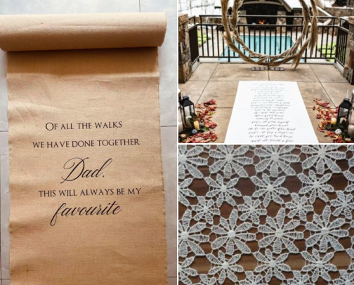 Handmade Wedding Aisle Decor I Wish I Found Before My DIY Meltdown cover photo collage