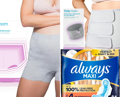 C-section & pregnancy must haves cover photo collage