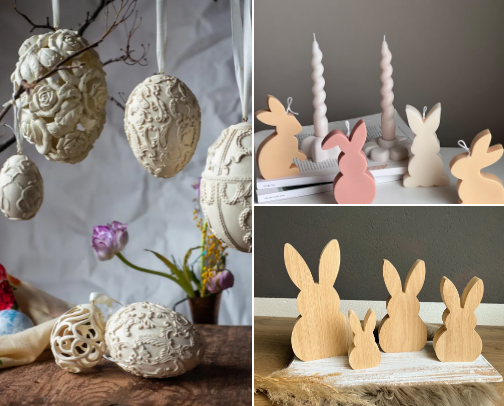 Be unique for Easter decoration 🎀🪺 cover photo collage