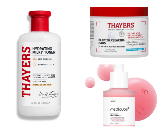 Must have skin care items cover photo collage