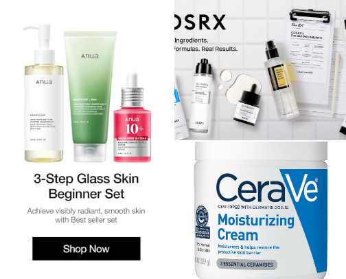 Skincare Products I Use Daily cover photo collage