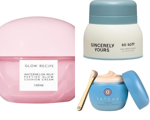 Moisturizers for Glowing Skin cover photo collage