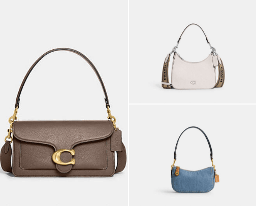 High end bags cover photo collage
