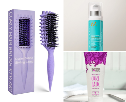 Curly Gurls 👩‍🦱🎀 cover photo collage