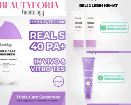facetology brand cover photo collage