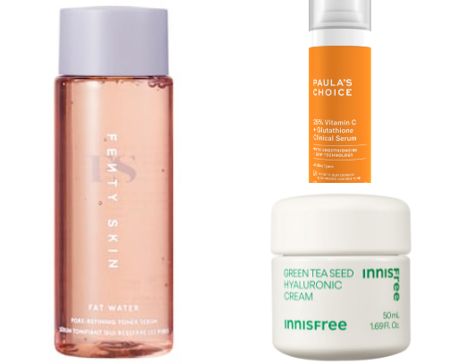 Glowy Skincare cover photo collage