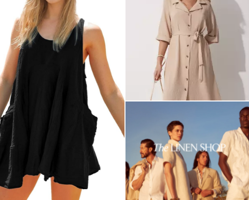 Cozy and clean summer fits for you! cover photo collage