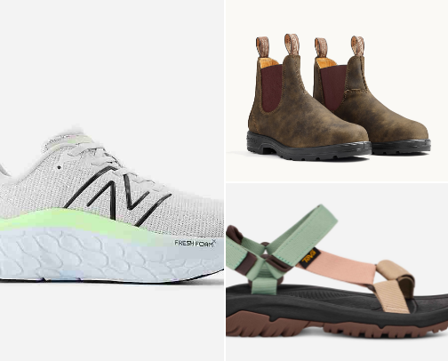 My on-the-go granola shoe recs- cover photo collage