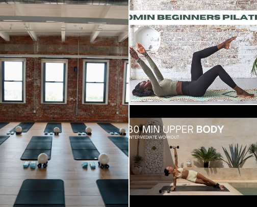 Move Your Way: The Best YouTube Workouts & Boston Studios for Every Body cover photo collage