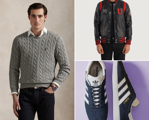 men cloths cover photo collage