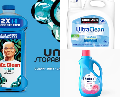 Cleaning Supplies cover photo collage