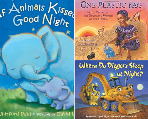 Kids books cover photo collage