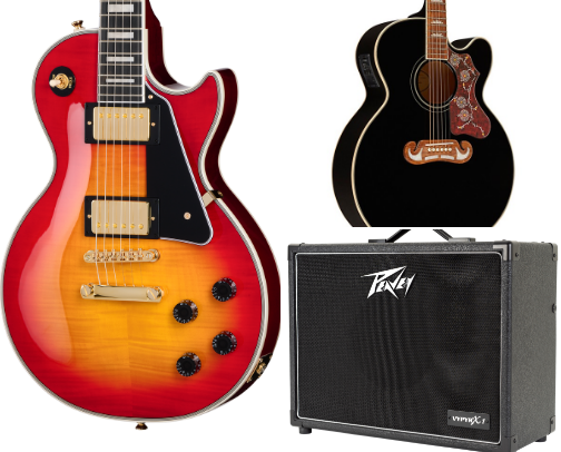 Great guitars cover photo collage