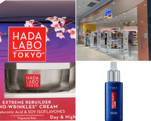 Skin care cover photo collage