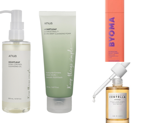 Korean Skincare Collection cover photo collage