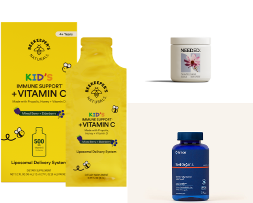 vitamins/supplements (clean ingredients) cover photo collage