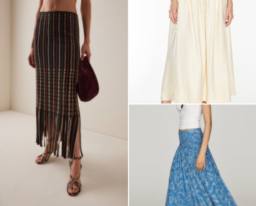 My Favorite Skirts for a Chic & Feminine Look cover photo collage