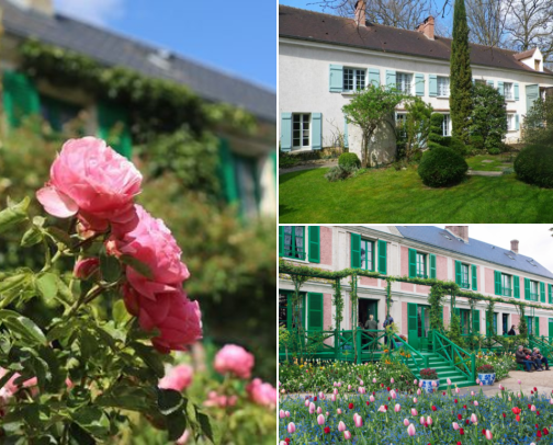 Hotel stays for an easygoing getaway, A Dreamy Day Among Flowers, Gardens & Monet's World Giverny, France cover photo collage