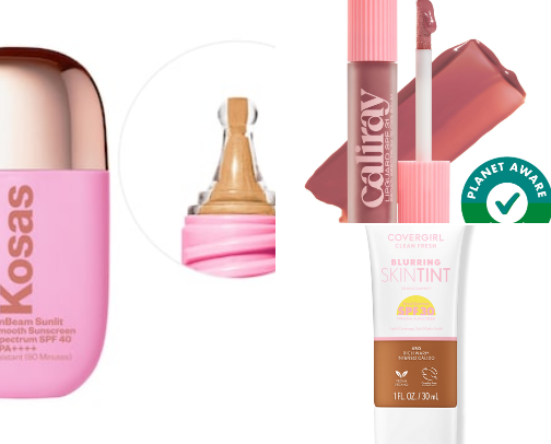 SPF Makeup cover photo collage