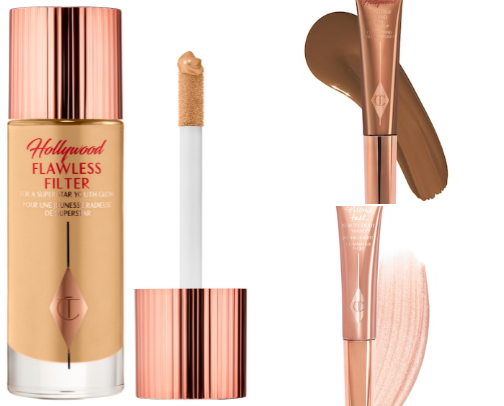 Glowy yet GLAM makeup cover photo collage