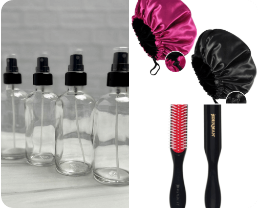 Tools for Curly/Wavy Flawless Hair cover photo collage