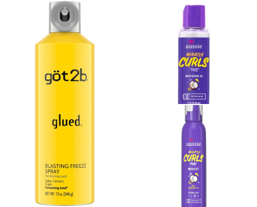 Curly hair must have products cover photo collage