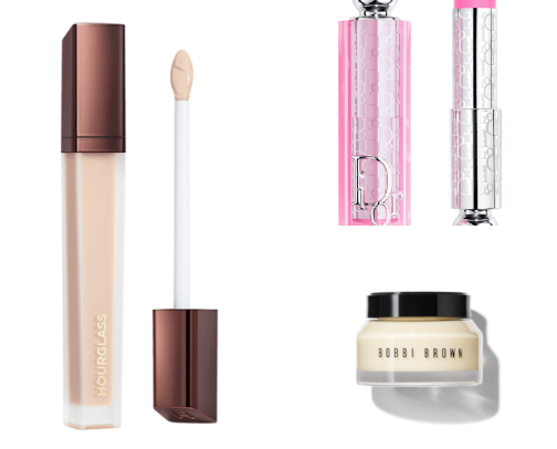 What's in my Makeup bag cover photo collage