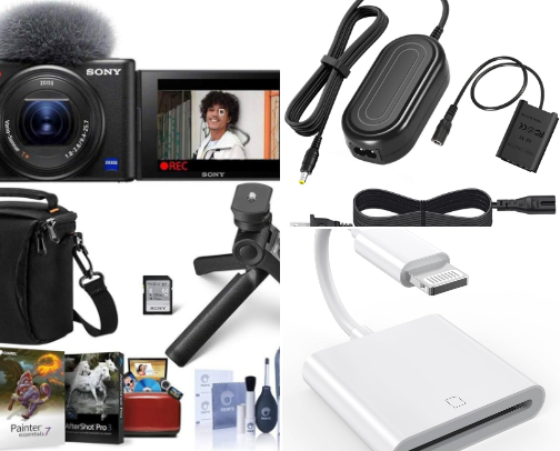 Part-time content creator tech starter pack cover photo collage