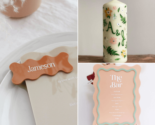 Wedding decoration cover photo collage