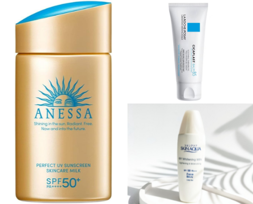 my skincare recs cover photo collage