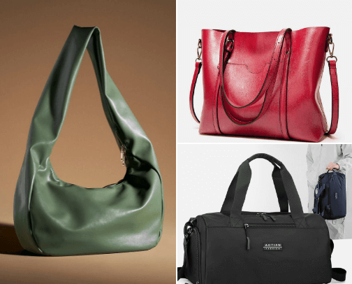 Bags, Purses & More Bags cover photo collage