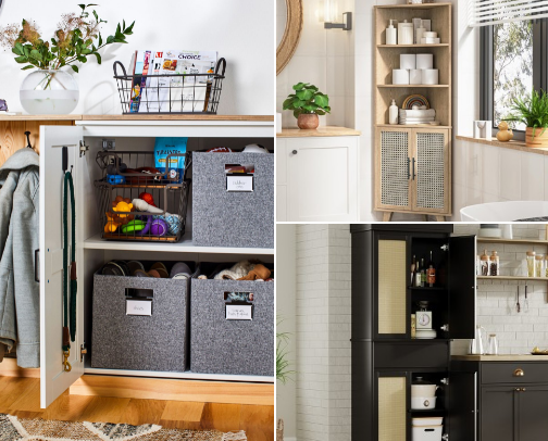 Organize your space. cover photo collage