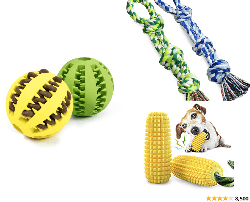 Best Dog Toys cover photo collage