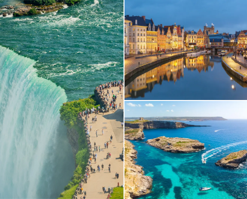 Bucket List Travel Places!! cover photo collage