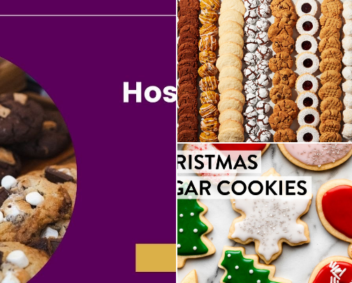 Holiday Family Christmas Cookies Exchange Idea : Cozy, Homemade and Full of Cheer cover photo collage