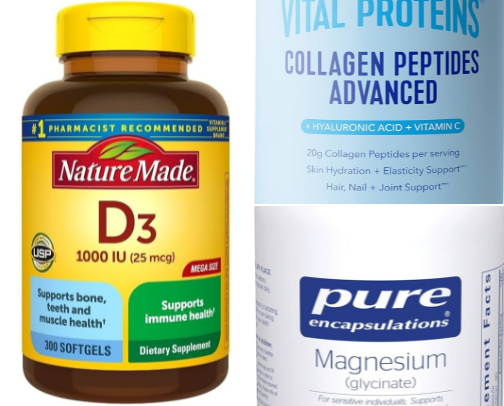 Vitamins for the mind & body cover photo collage