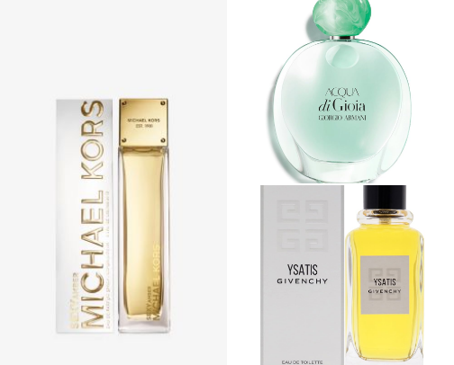 Fragrance collection : PERFUMES cover photo collage
