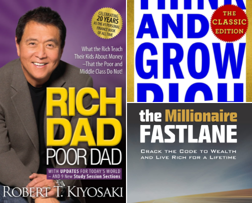 Money-Making & Motivation Books for Freelancers cover photo collage